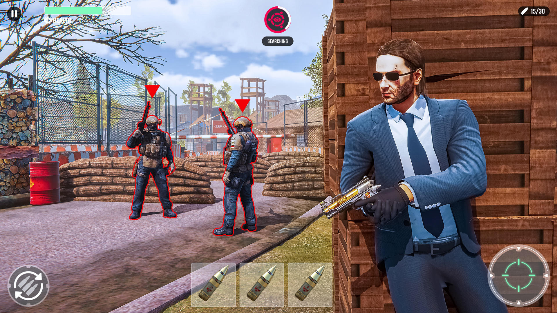 Agent Hitman Gun Shooting Game ภาพหน้าจอเกม