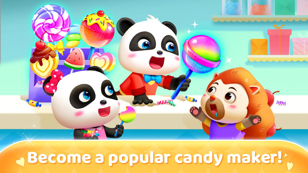 Little Panda's Candy Shop screenshot game