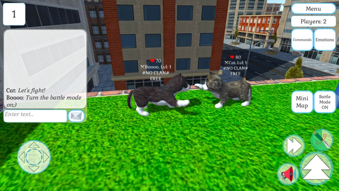 귀여운 고양이와 강아지의 세계 게임 스크린 샷