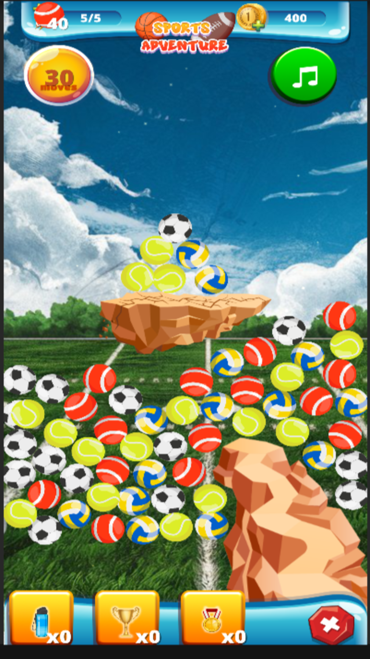 Captura de Tela do Jogo Sports Adventure