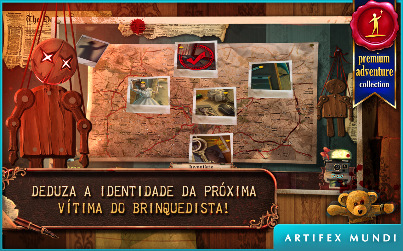 Captura de Tela do Jogo Puzzles Mortais: O Brinquedist