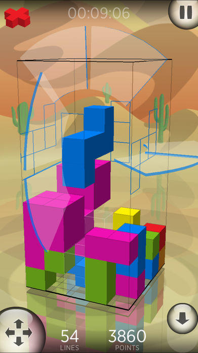 Fragmental 3D - Build Lines with Falling Blocks! ゲームのスクリーンショット