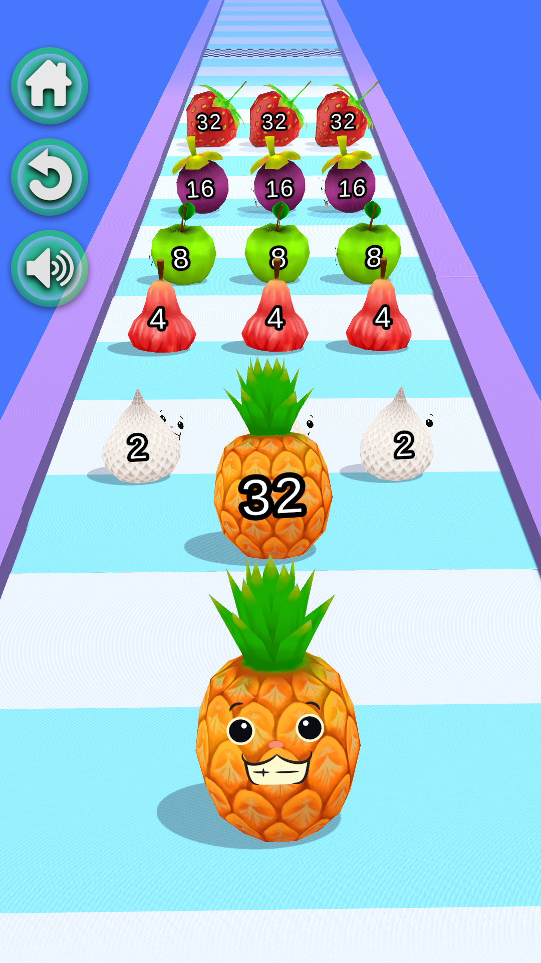 Watermelon Game: Merge 2048 ゲームのスクリーンショット