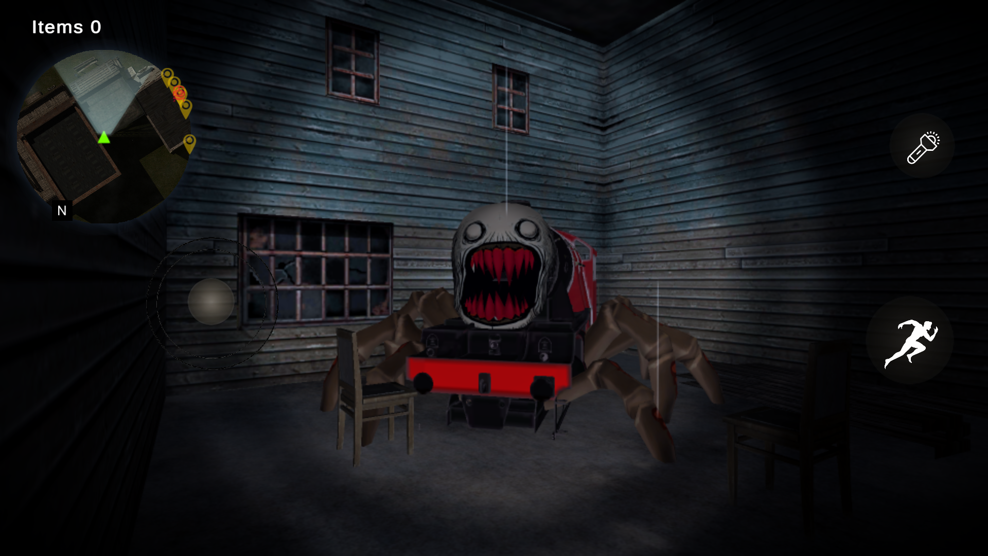 Cuplikan Layar Game Scary Charles Train