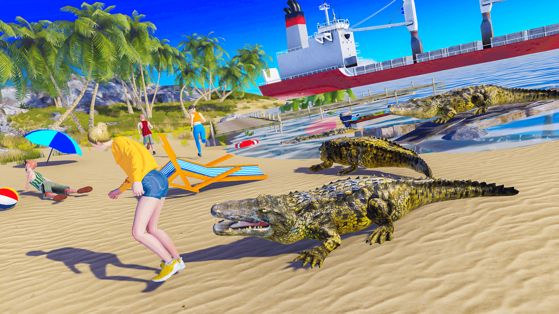 Скриншот игры Hunting Crocodile Adventure