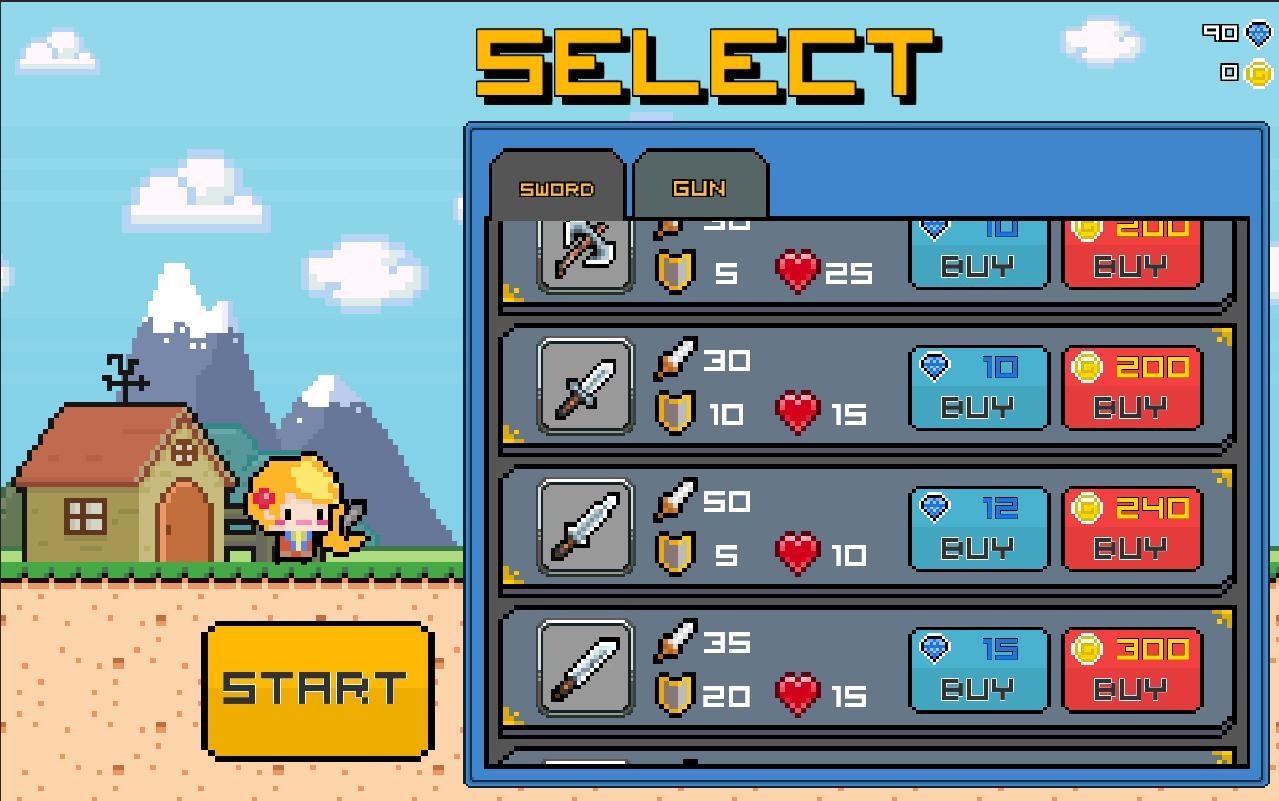 Pixel Survive 게임 스크린샷