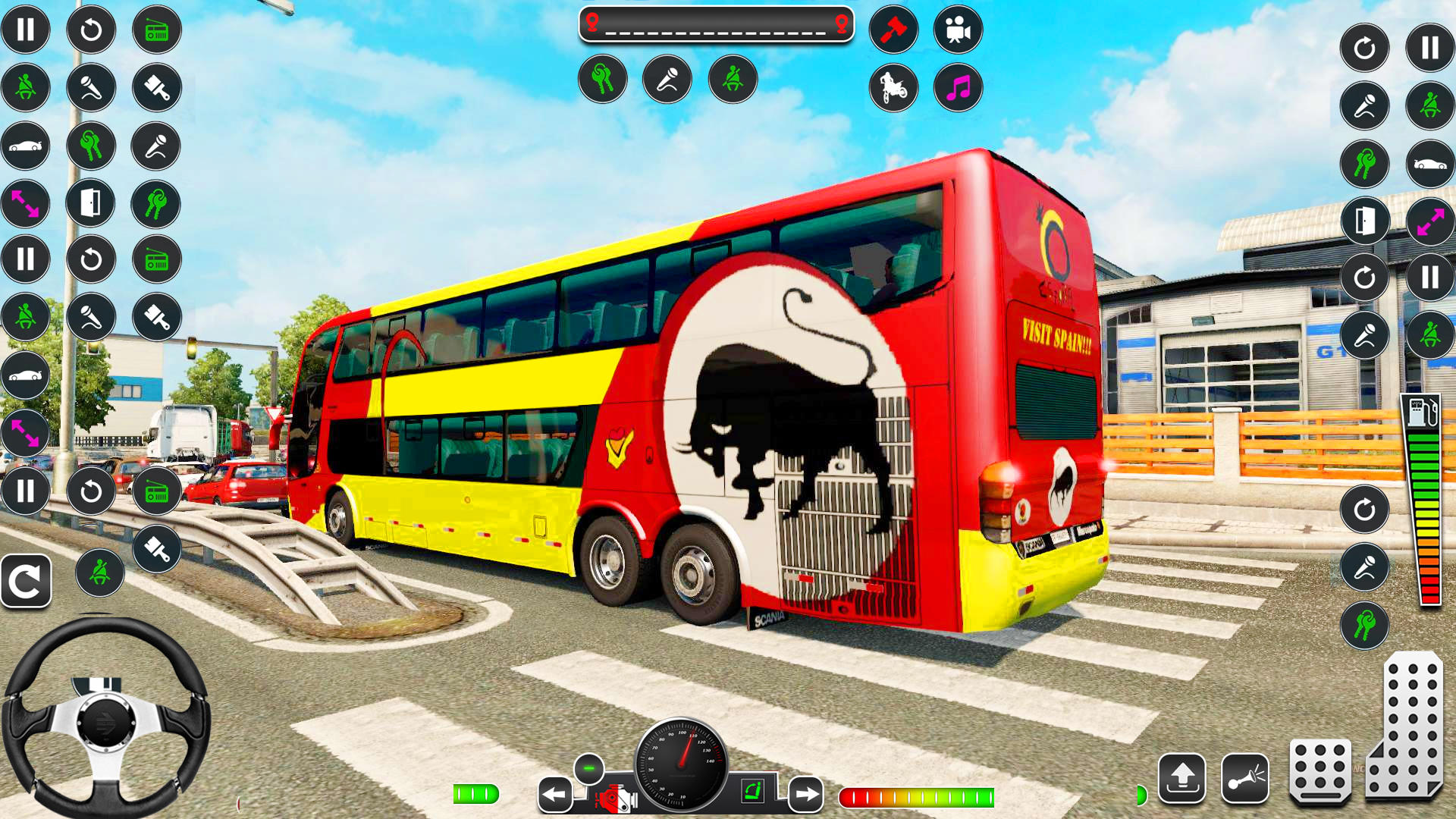 Screenshot of Real City Coach Bus Games 3D