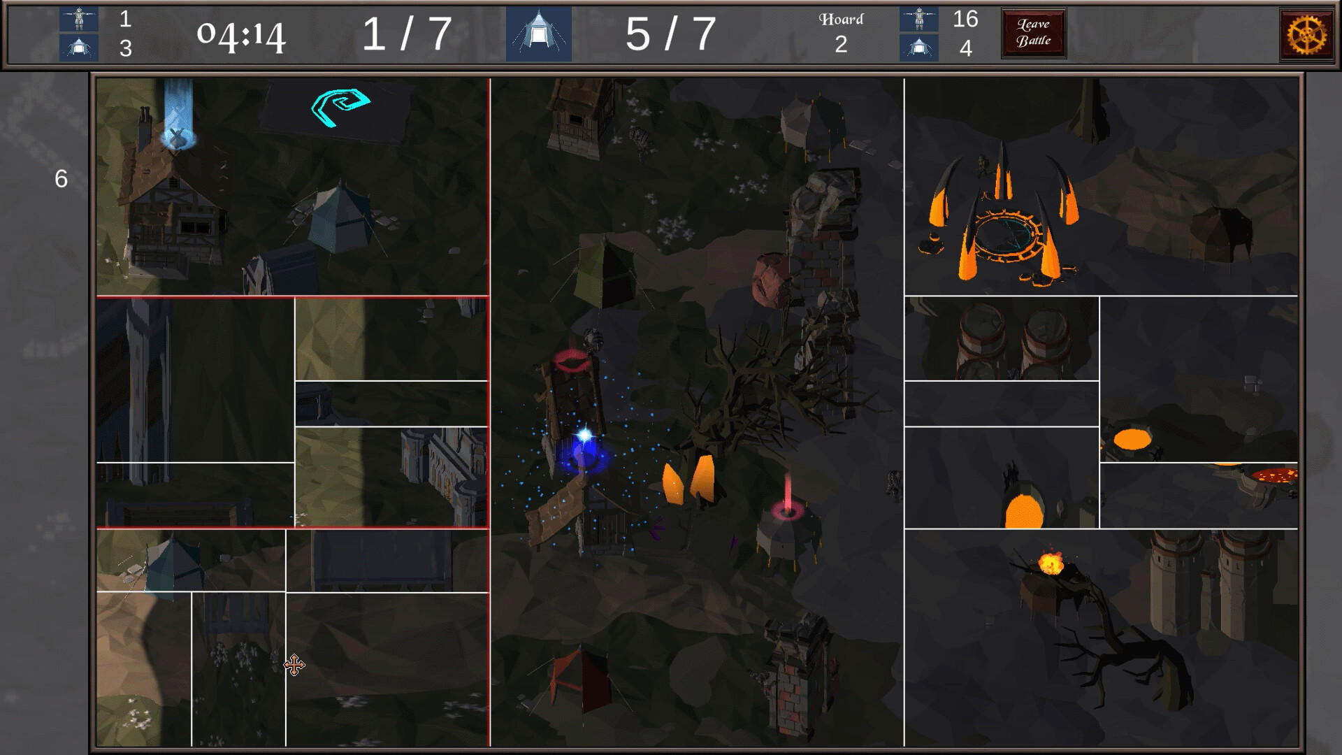 SwapPics: Knights vs Demons screenshot game