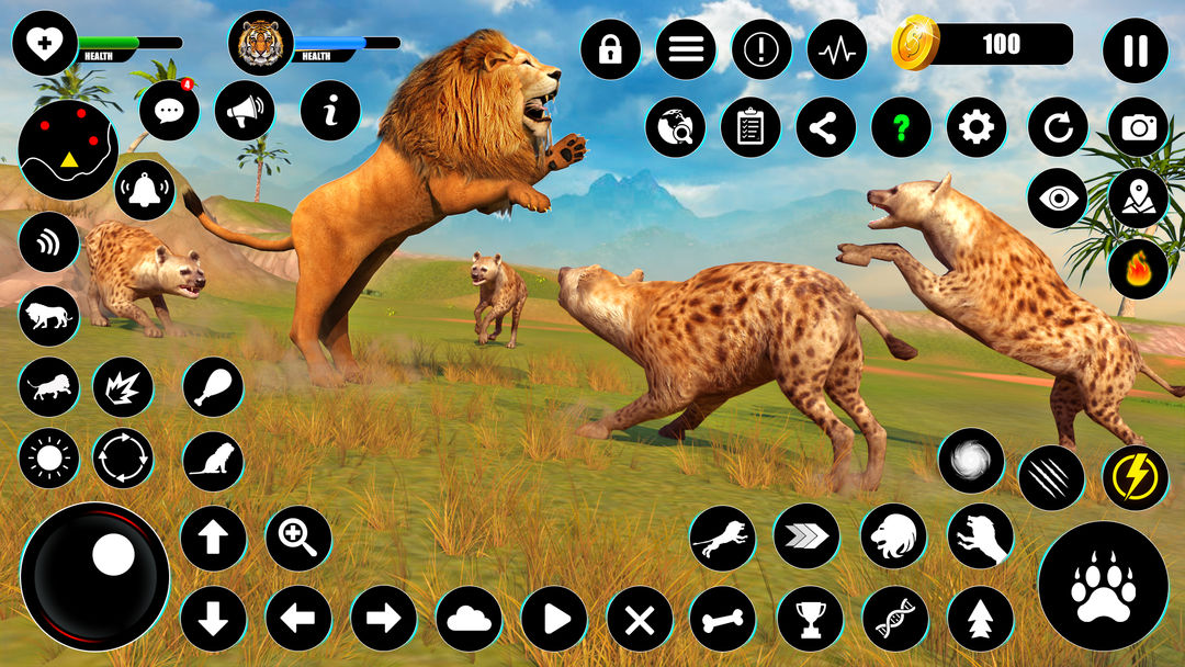 獅子 遊戲 動物 模擬器 3d遊戲截圖