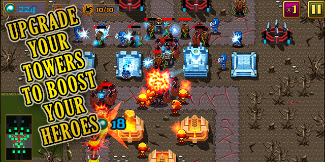 Warrior Defense Game Screenshot