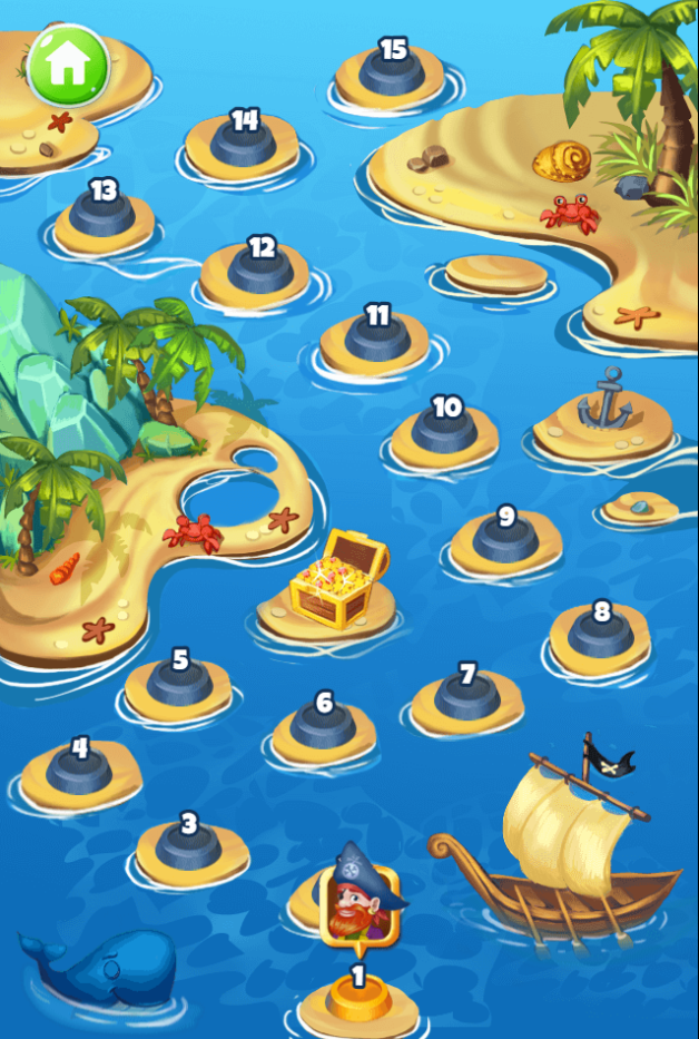 Oceanic Bubble Adventure Game Screenshot