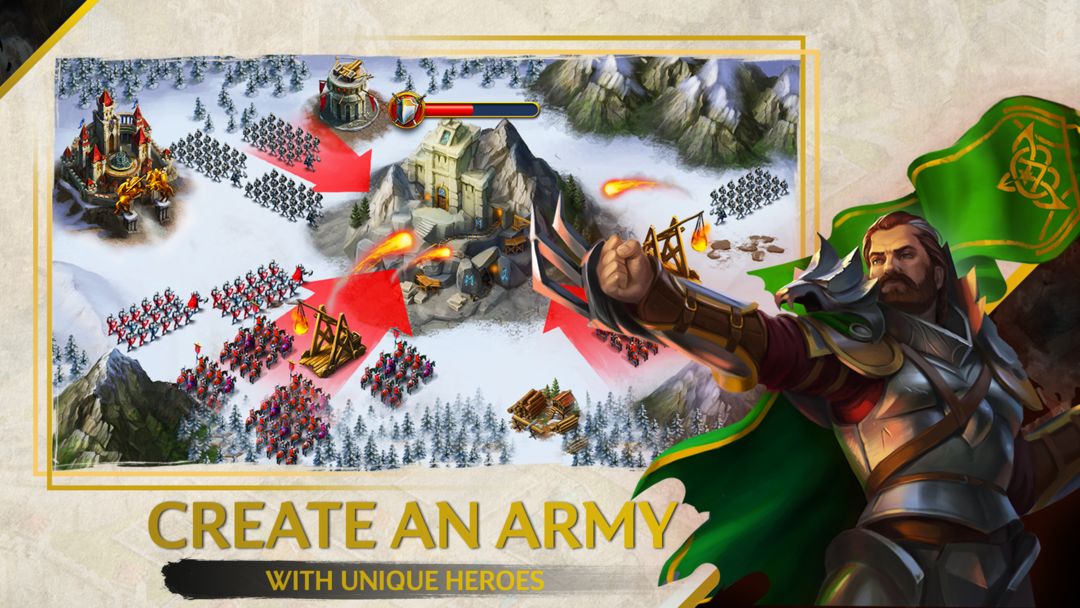 Screenshot of Gods and Glory: Fantasy War