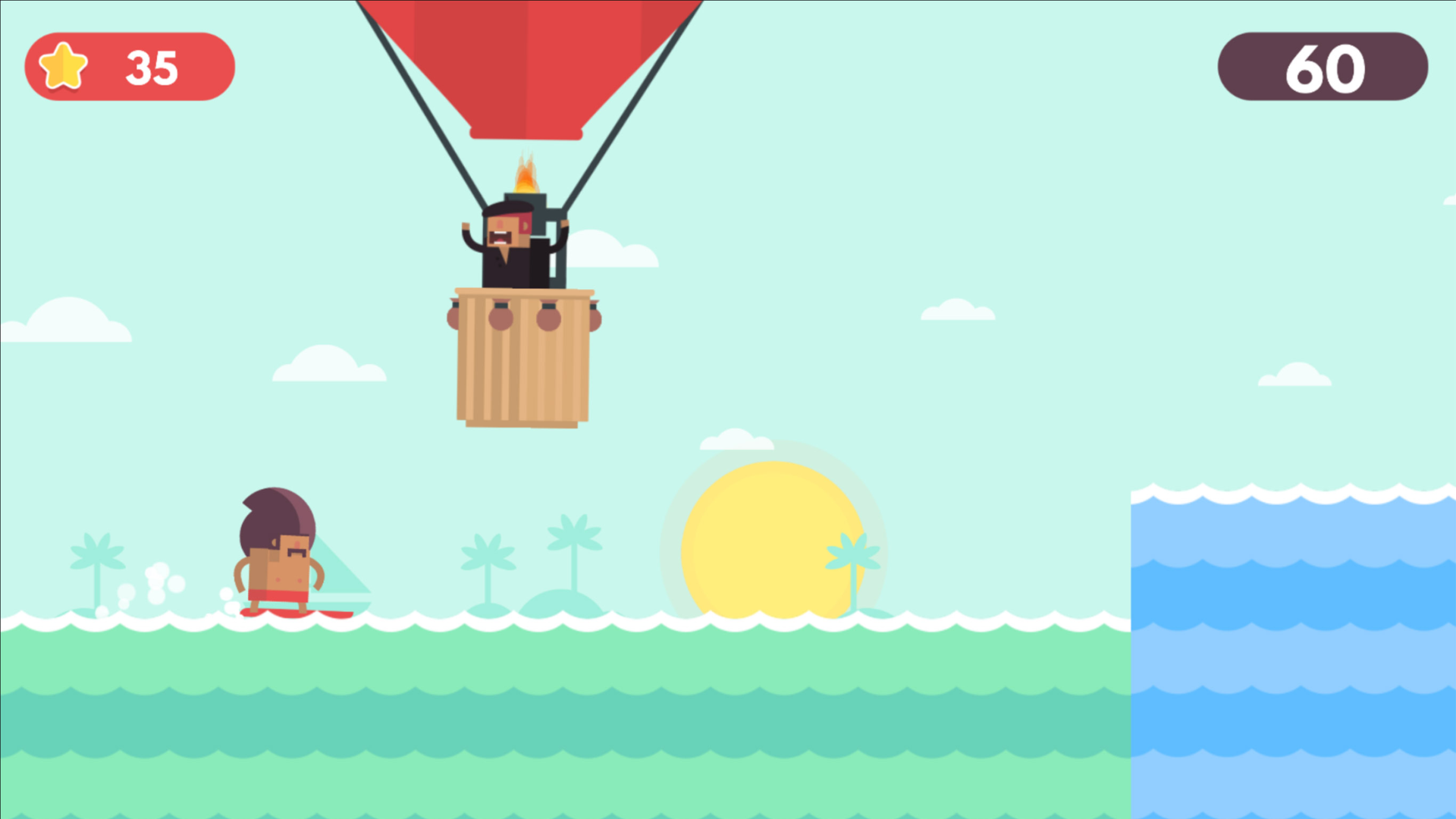 Surfingers ゲームのスクリーンショット