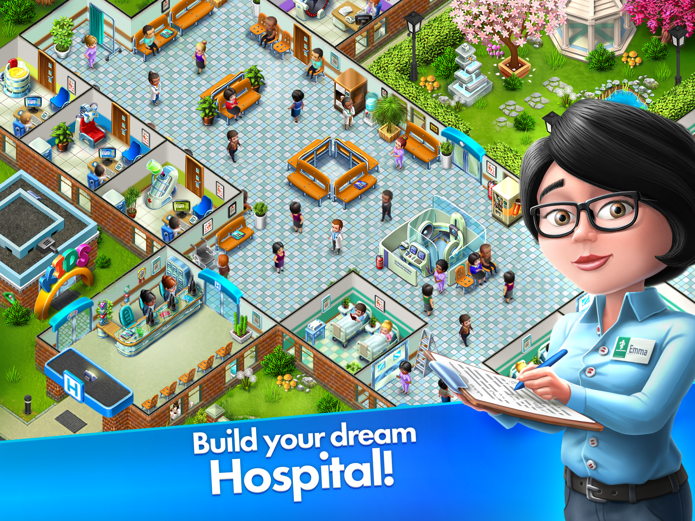 Cuplikan Layar Game My Hospital: Decorate and Heal