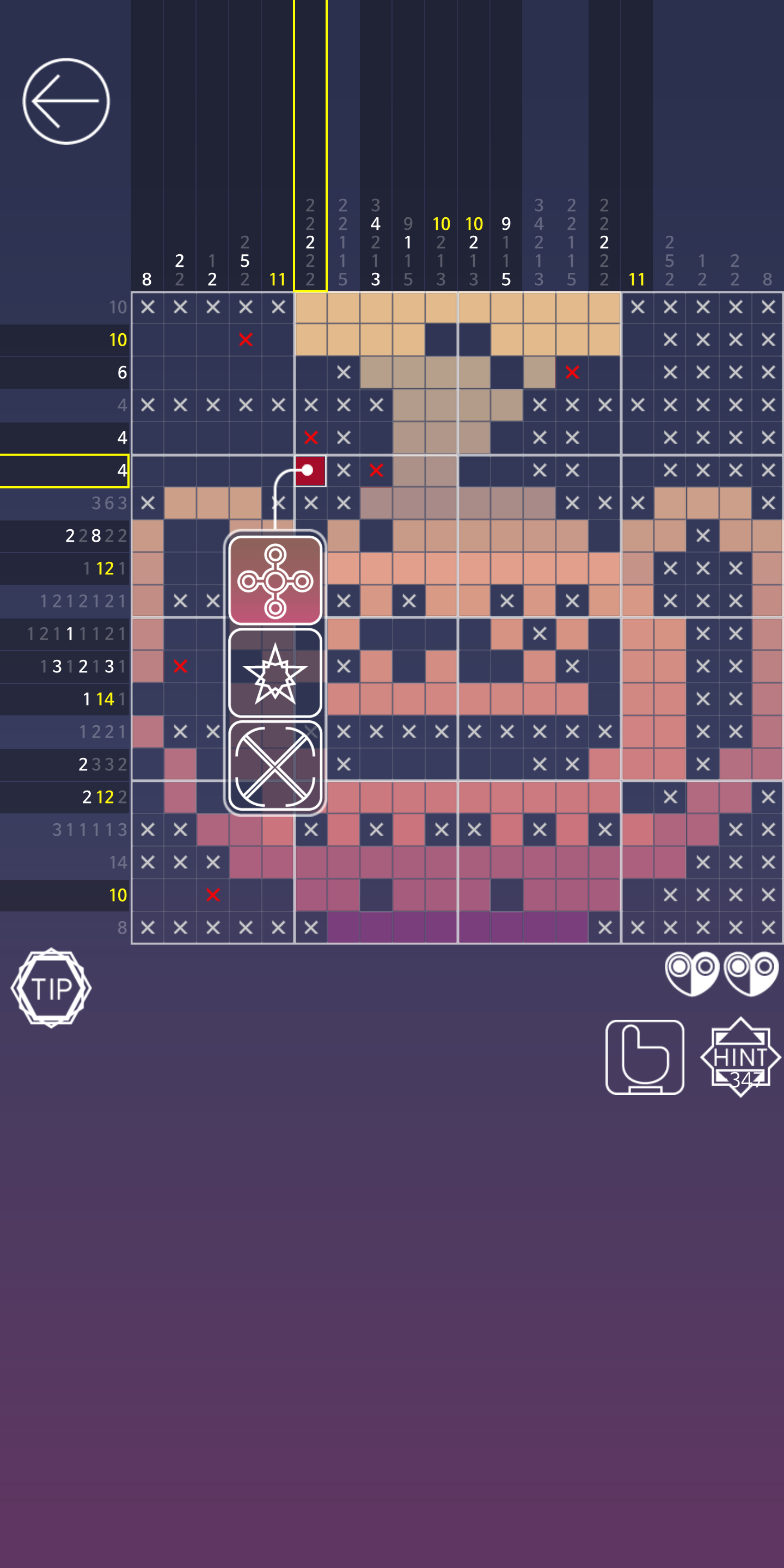 Luna Story I (nonogram) Game Screenshot