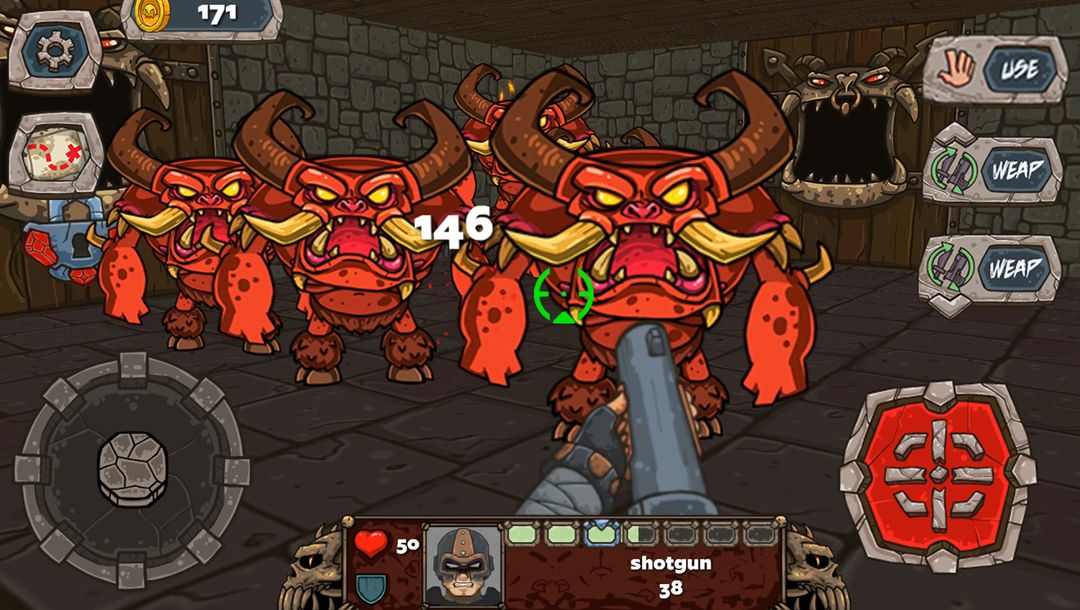 Demon Blast - 2.5d game offlin screenshot game