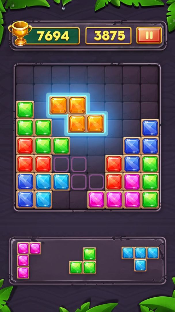 Screenshot of Block Puzzle - Funny Brain Free Game