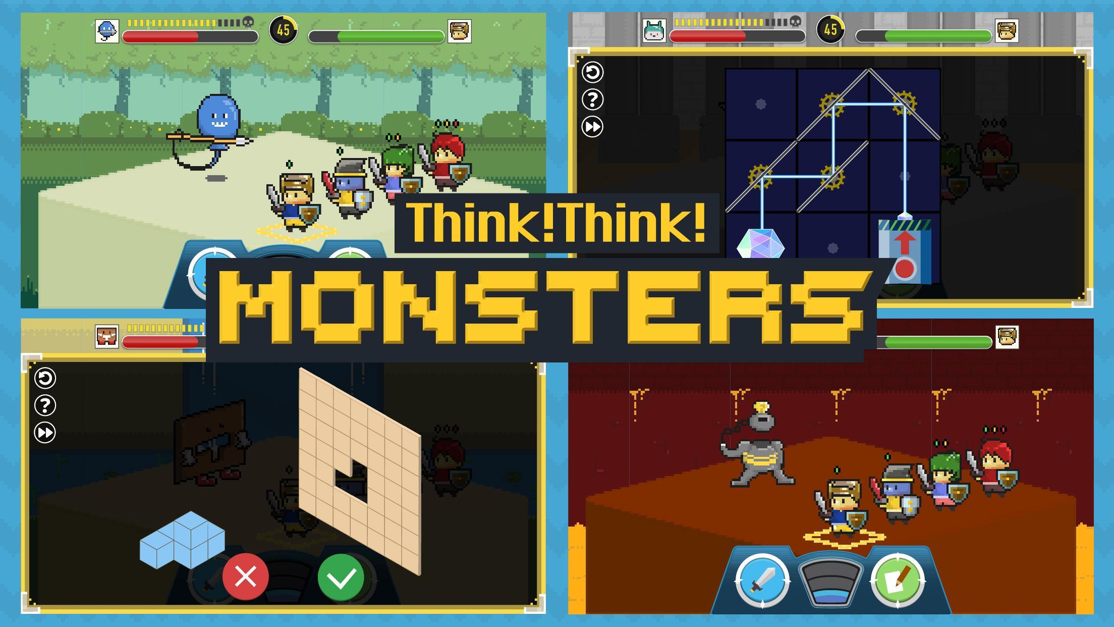 Think!Think! Monsters Game Screenshot