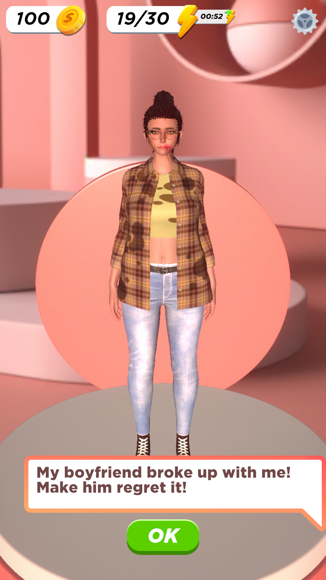 Captura de Tela do Jogo Beauty Bet: Makeover Master 3D