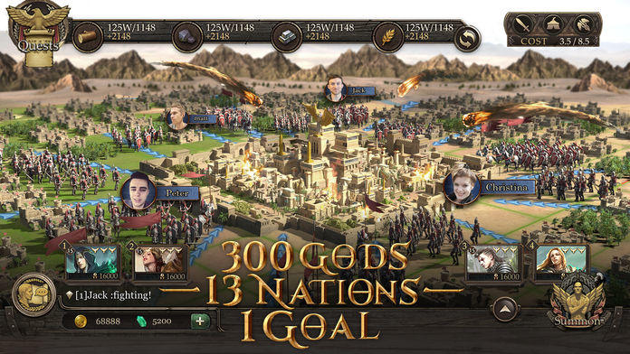 Screenshot 1 of 불멸의 정복 전쟁 전략 