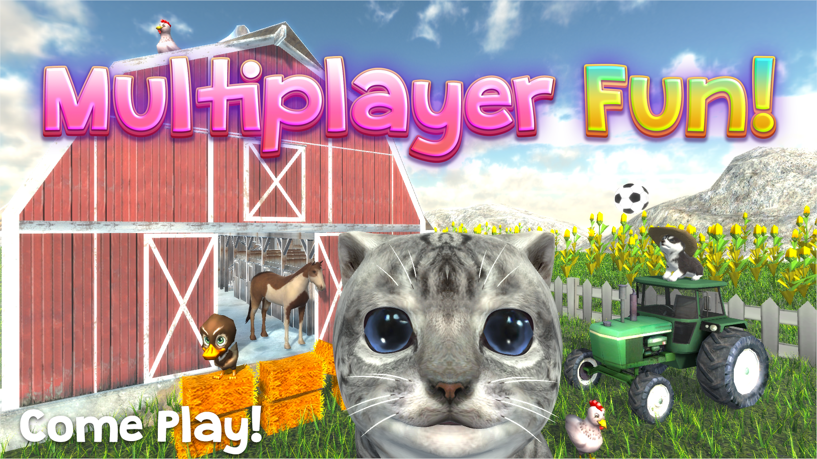 Cat Sim Multiplayer 게임 스크린샷