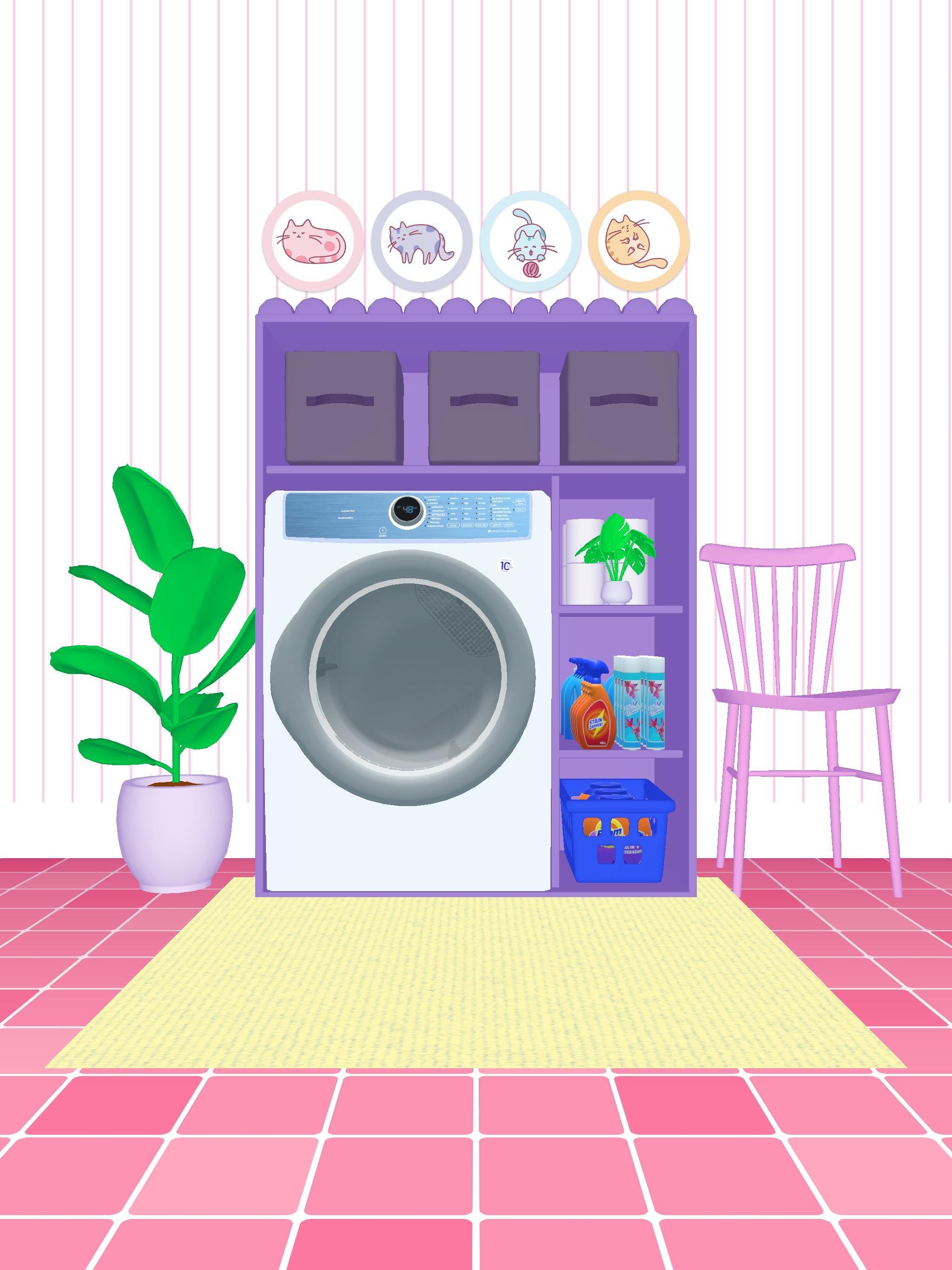 Cuplikan Layar Game Laundry Restock D.I.Y.