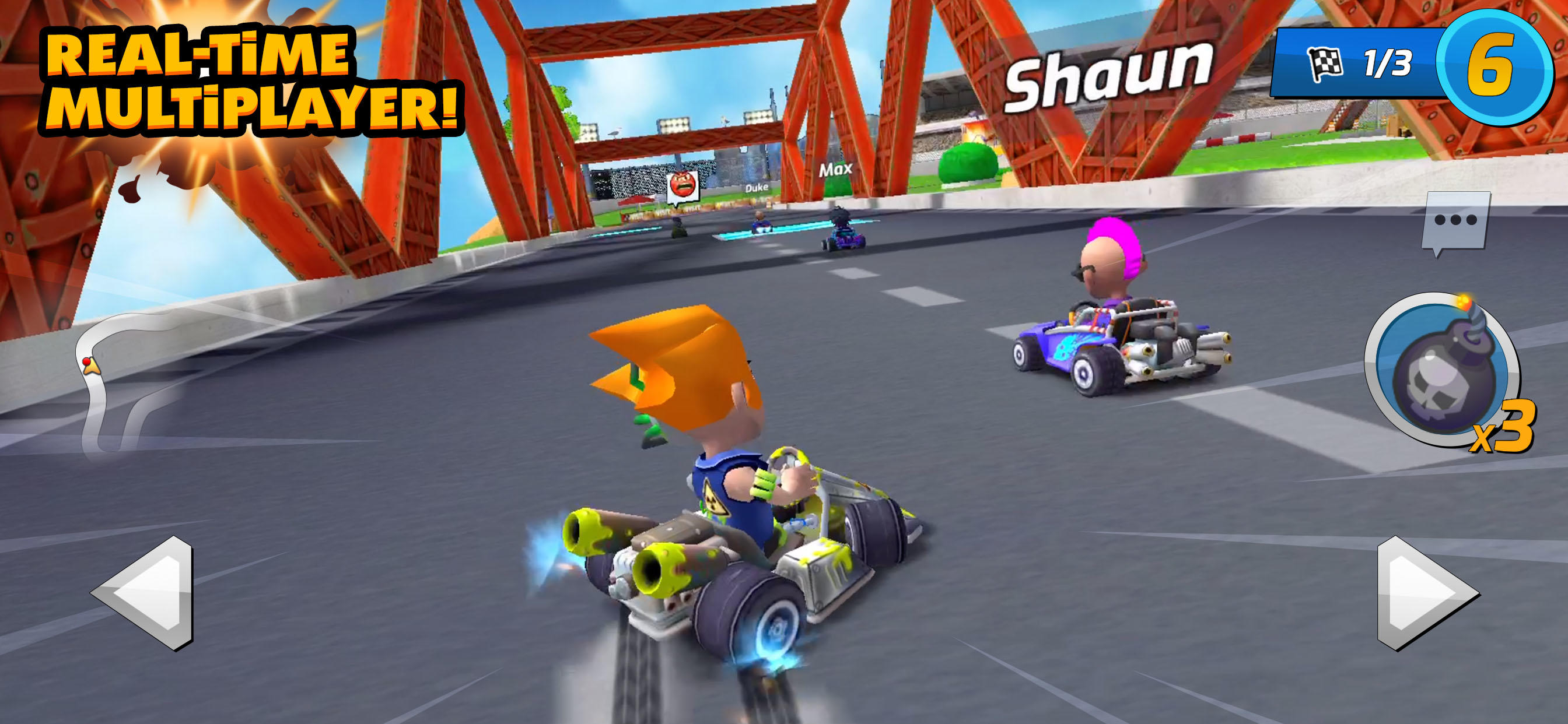 Boom Karts Multiplayer Racing Game Screenshot