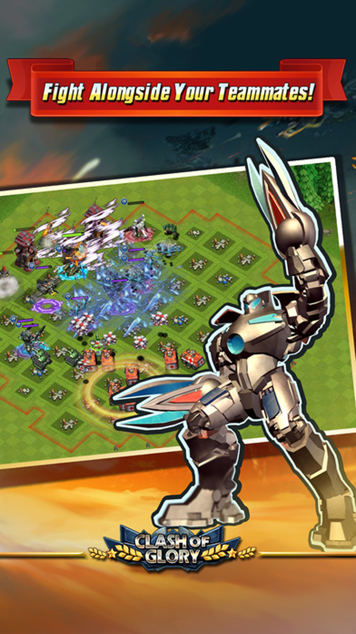 Clash of Glory – MECH War Game Game Screenshot