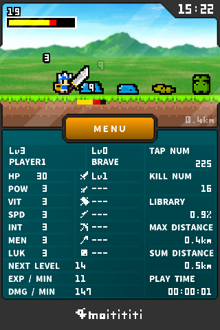 MinuteFrontier ภาพหน้าจอเกม