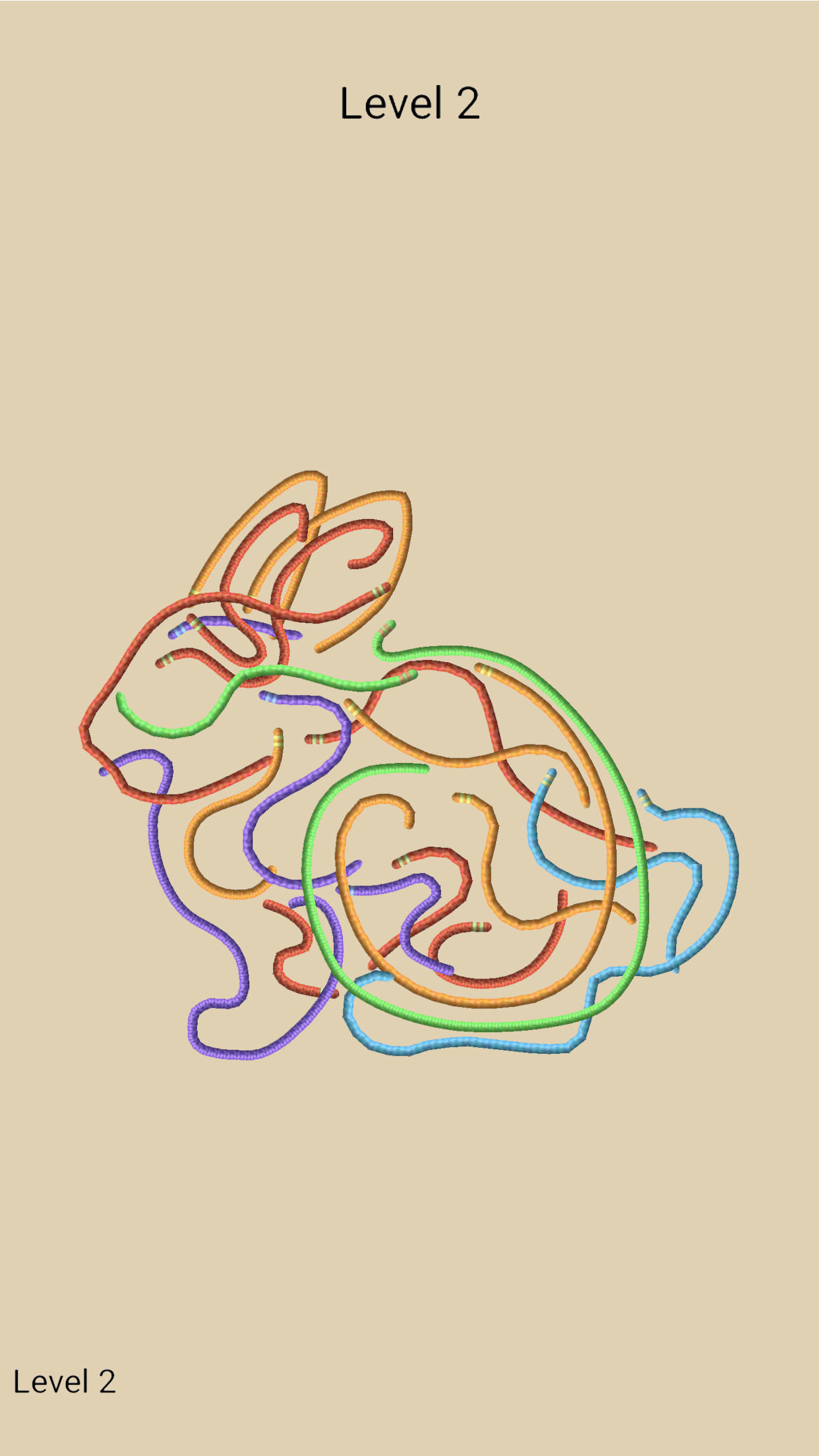 Screenshot of Tangled  Ropes: Tangle  Knot