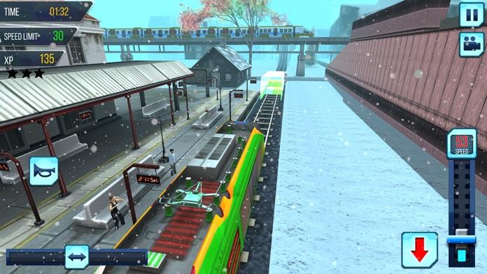 Subway Bullet Train Driving 3D Game Screenshot
