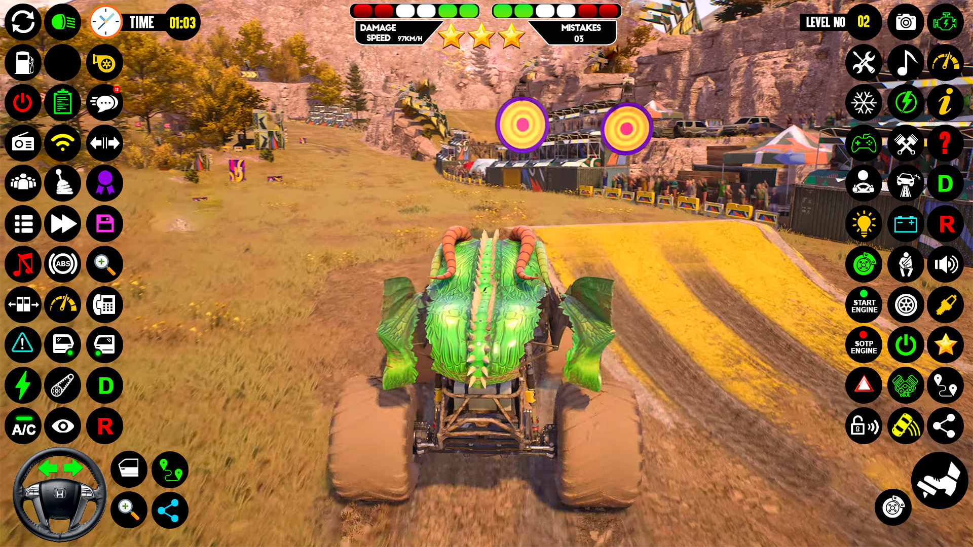 Extreme Monster Truck Driving ภาพหน้าจอเกม