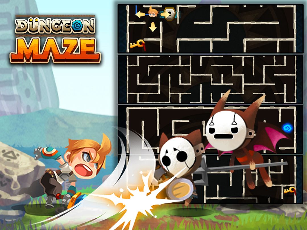 Dungeon Maze.io ภาพหน้าจอเกม