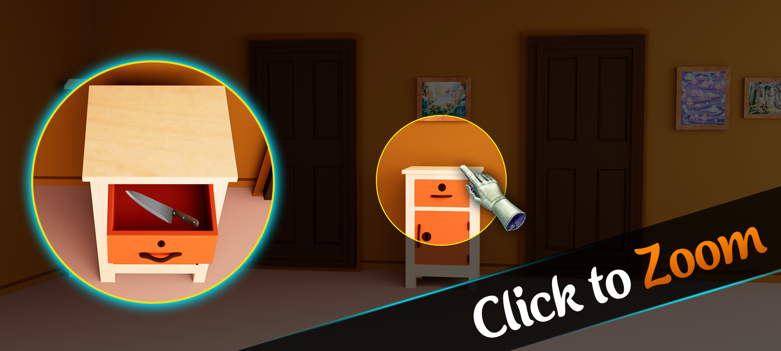 Screenshot of 3D Room Escape : Modern House