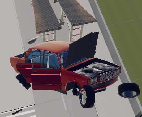 Crash Car Driving 2023 Game Screenshot