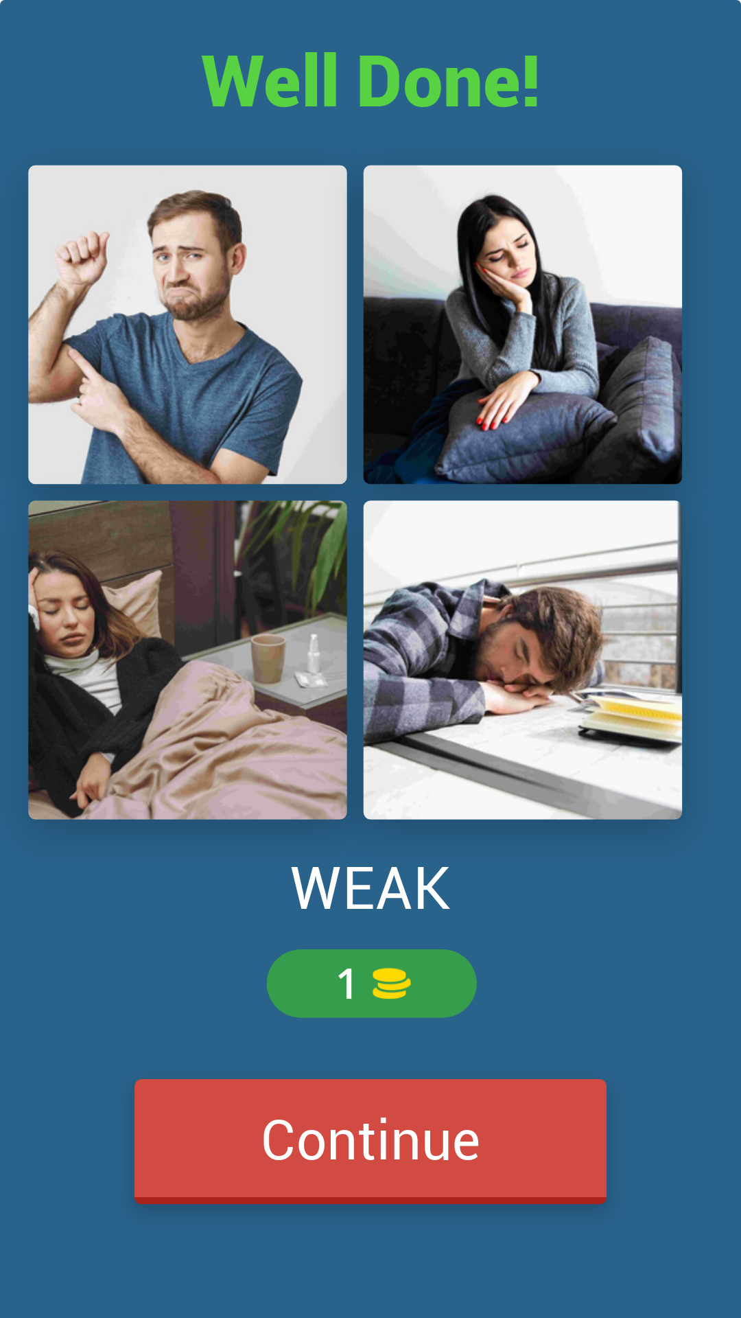 Screenshot of 4 Pics 1 Word Challenge