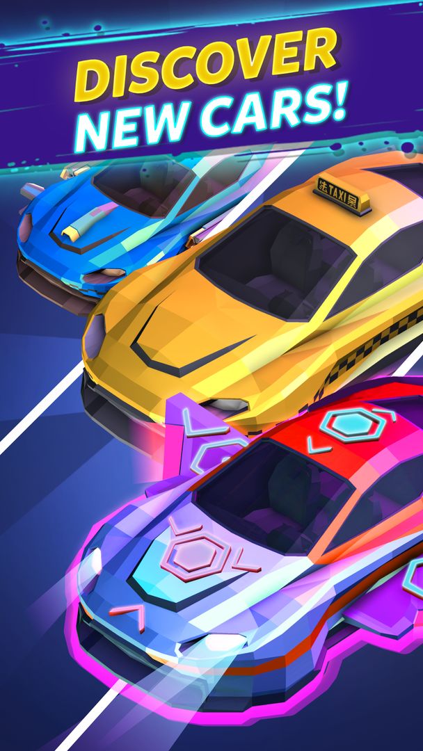 Merge Cyber Car: Highway Racer ภาพหน้าจอเกม