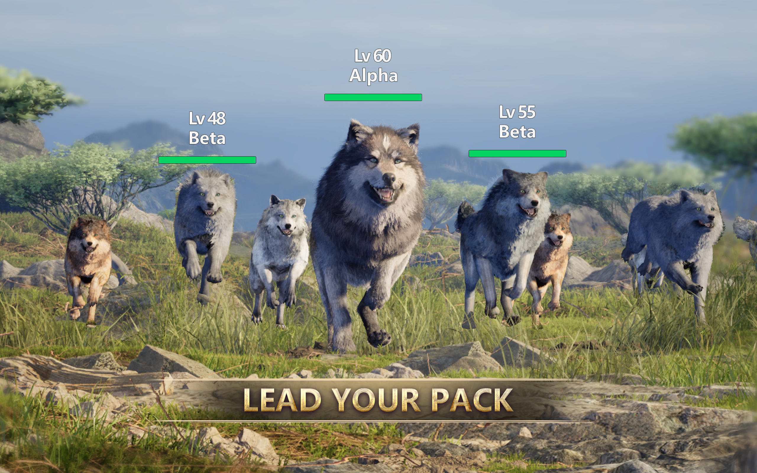 Wolf Game: Wild Animal Wars Game Screenshot