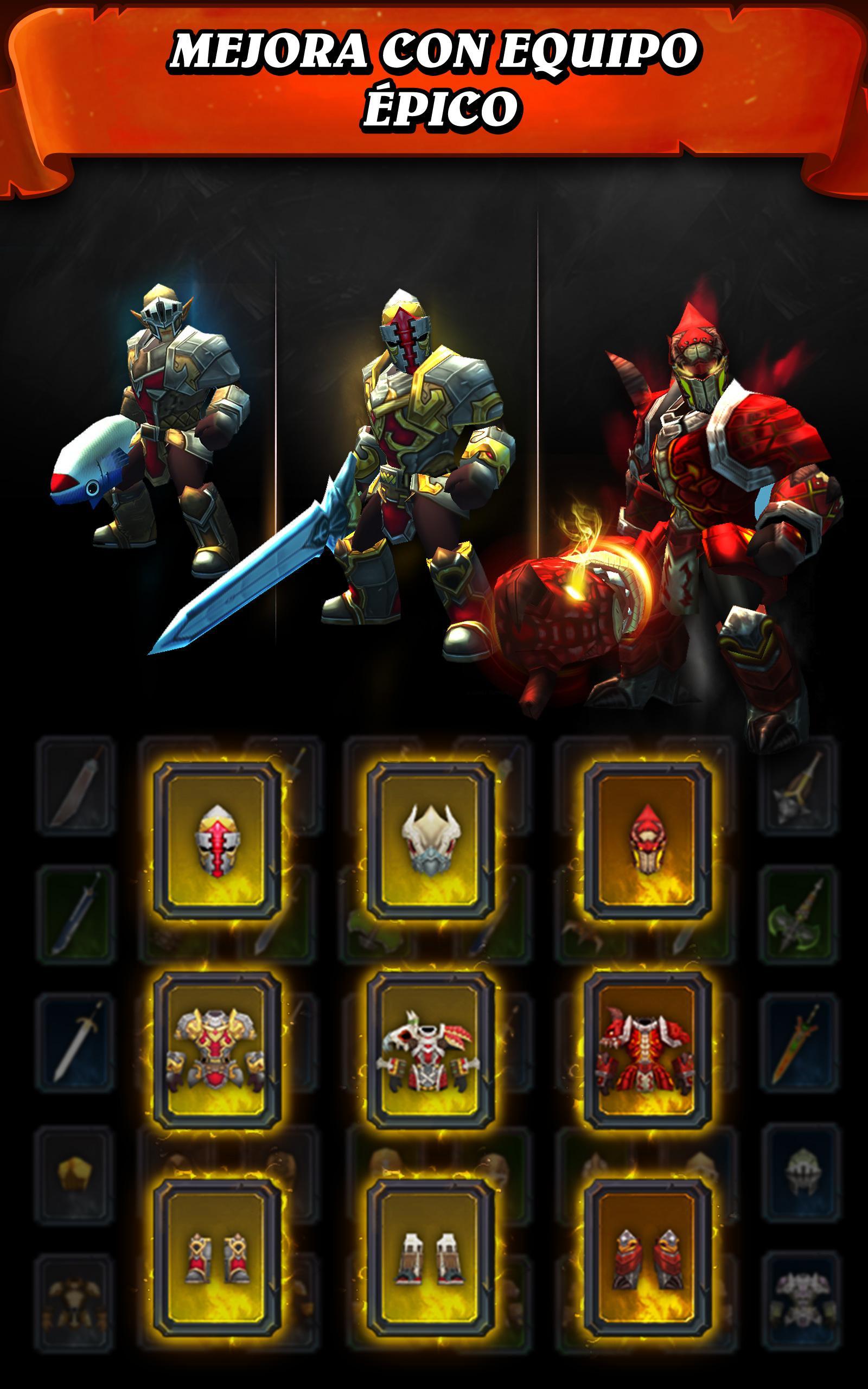 Captura de Pantalla del Juego Jump Warrior: Nonstop RPG