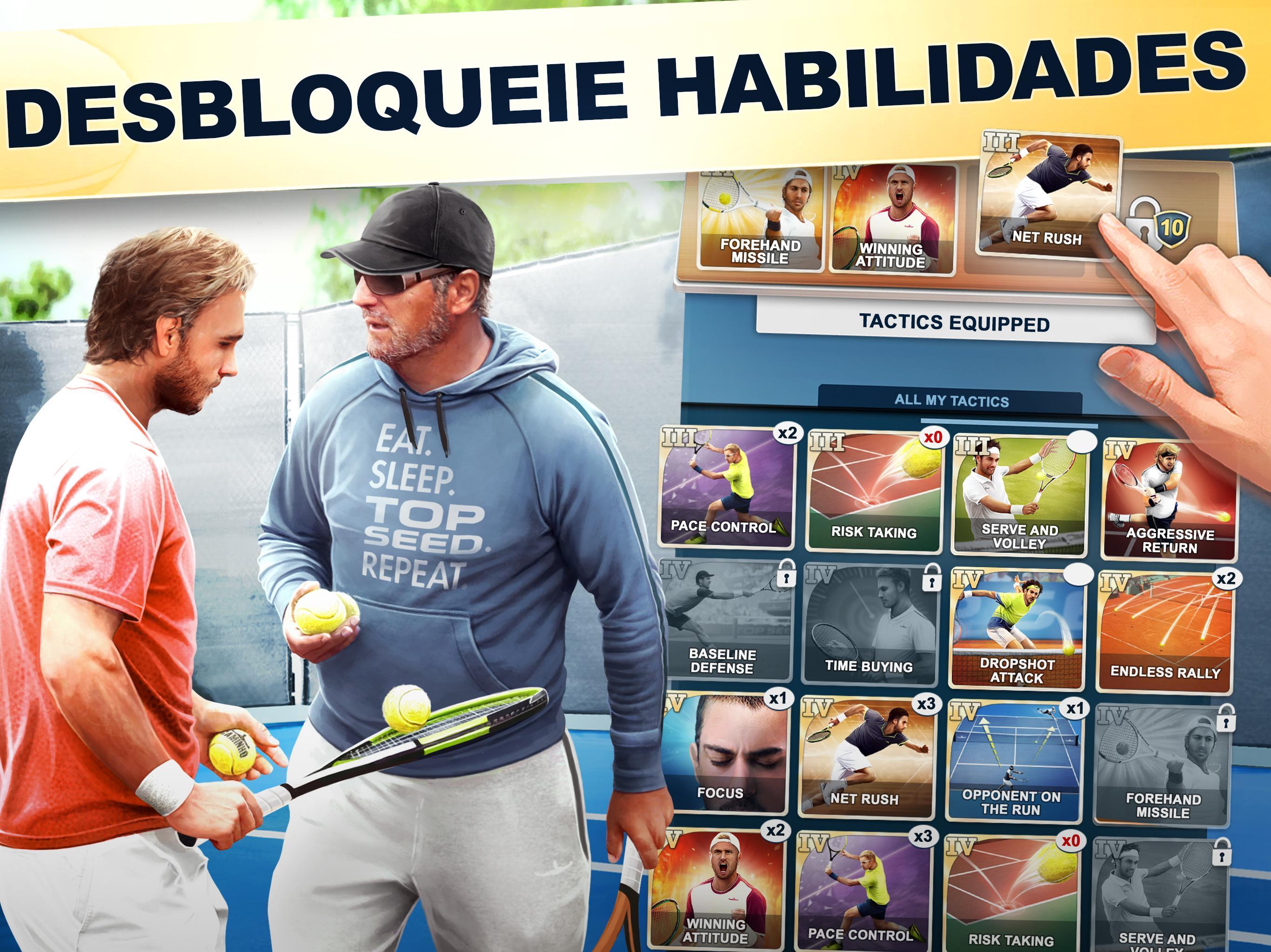 Captura de Tela do Jogo TOP SEED Tennis Manager 2026