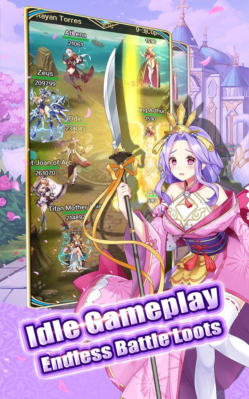 Sensual Goddess: Idle Battle Arena 遊戲截圖
