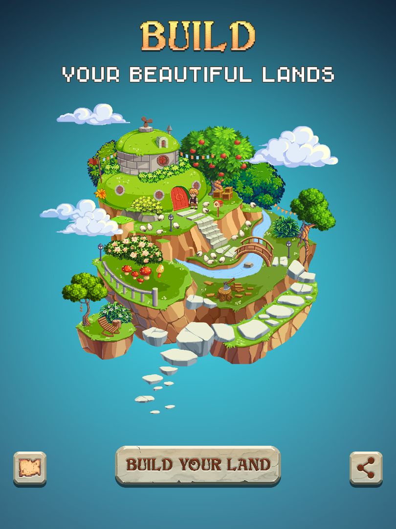 像素藝術：彩色島遊戲截圖