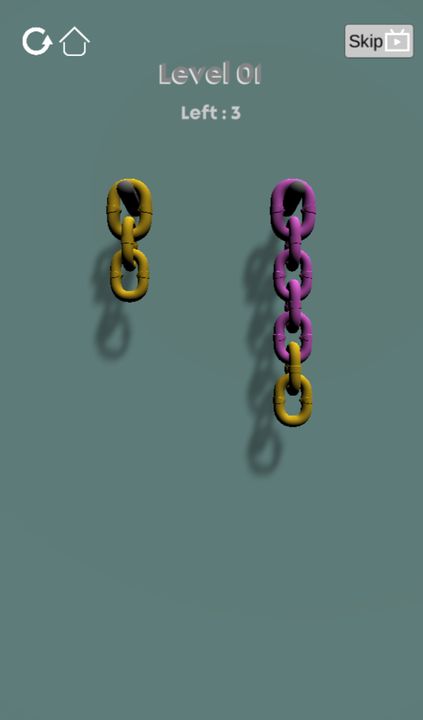 Rainbow Chain Puzzle Game Screenshot
