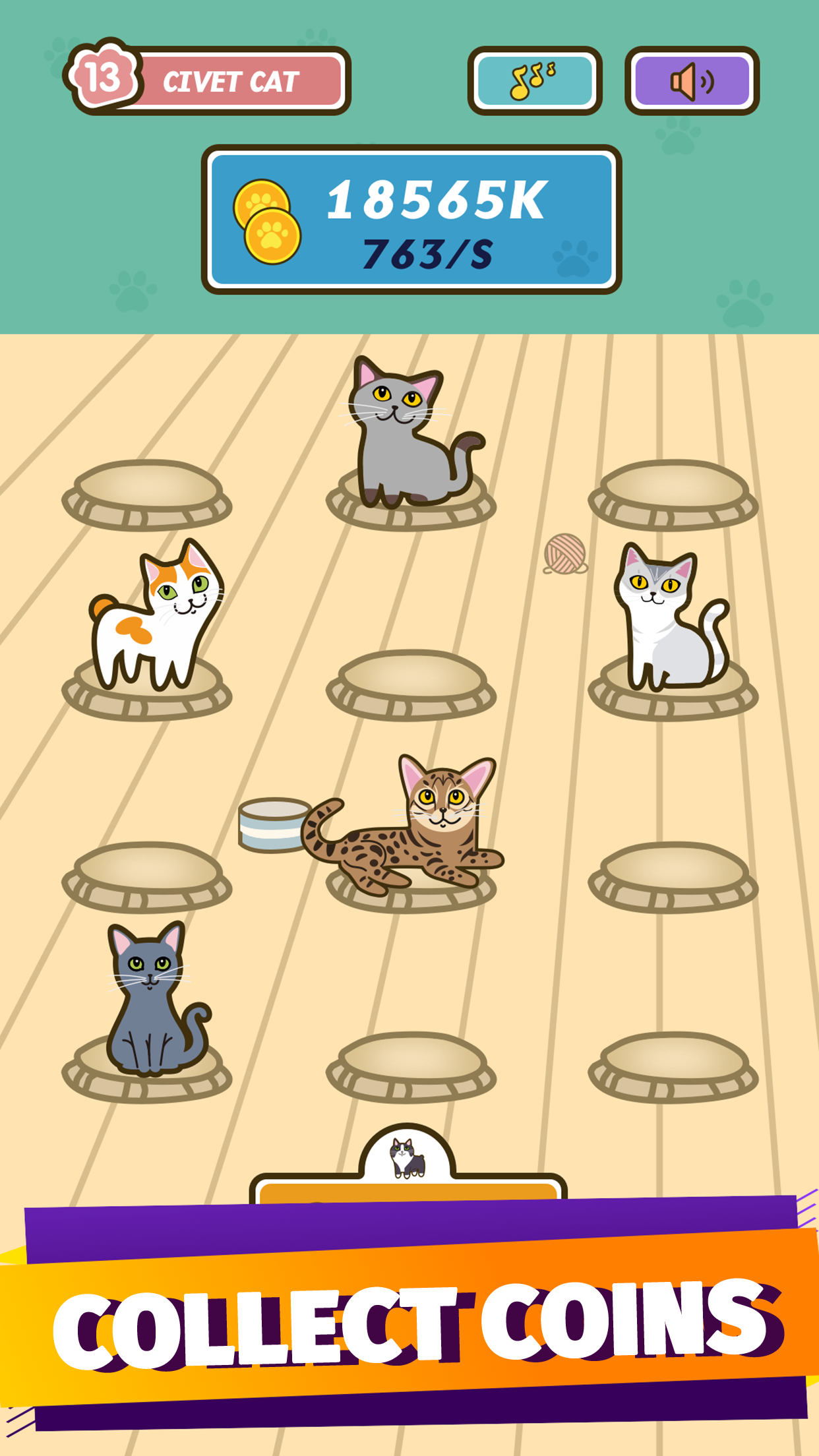 Screenshot of Merge Cats!