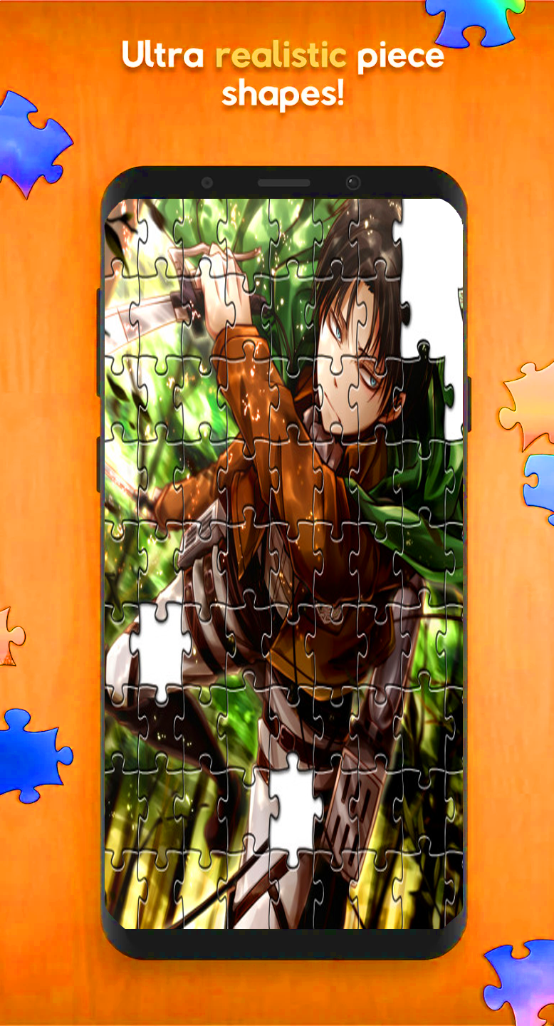 Screenshot of Attack On Titan Anime Puzzle