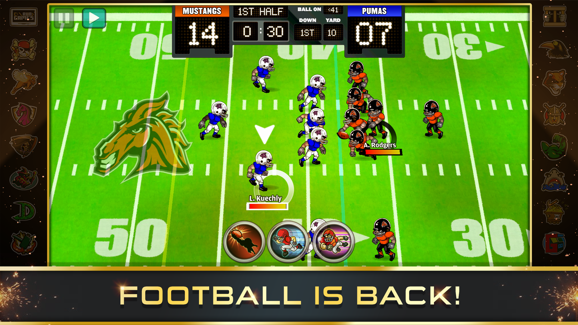 Football Heroes PRO 2017 Game Screenshot