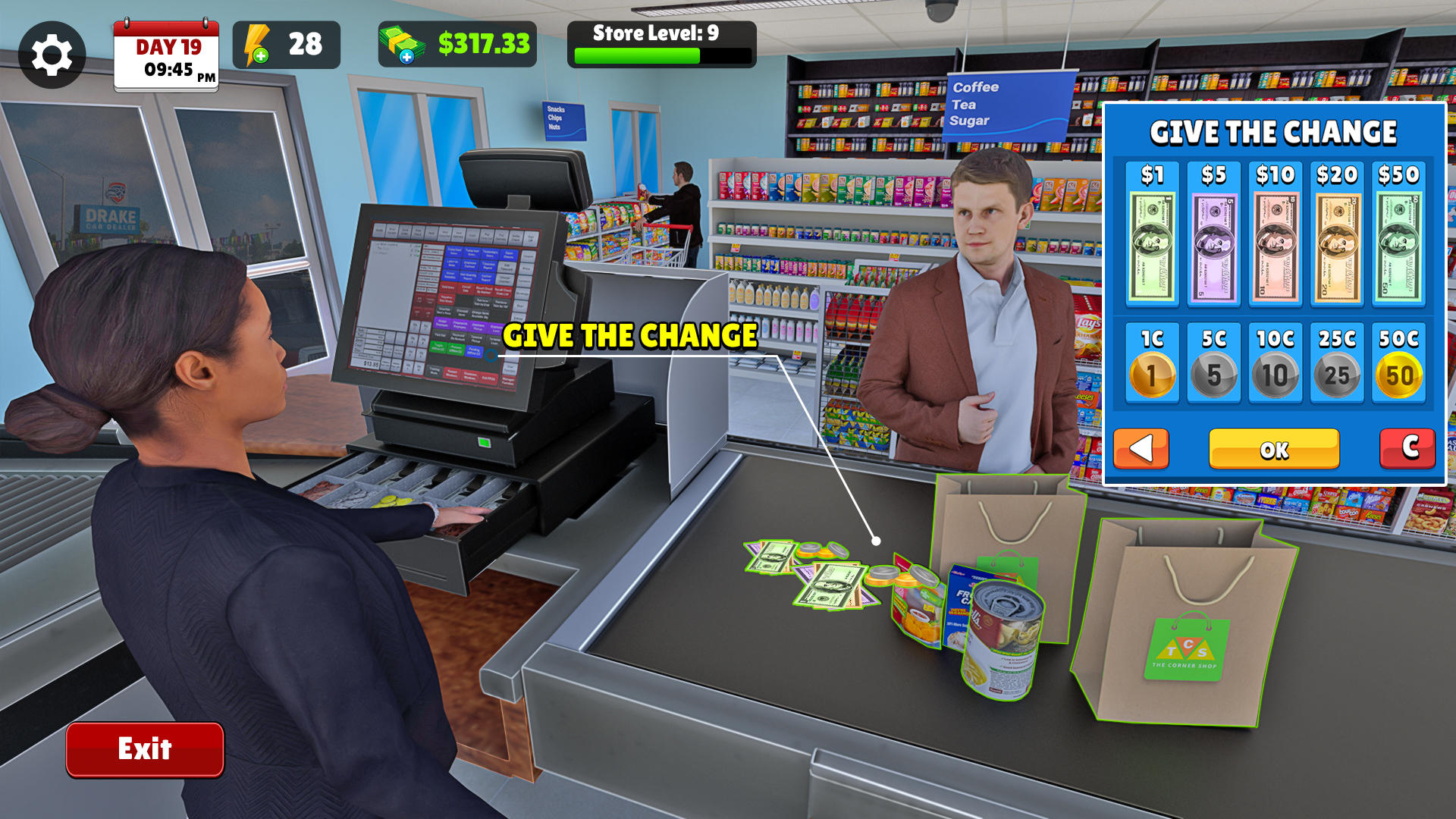 Shop Manager: Market Simulator Game Screenshot
