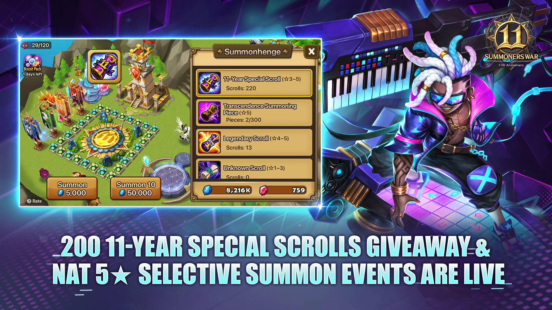 Summoners War Game Screenshot