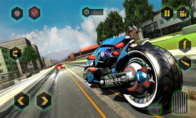 Police Moto Robot Superhero Game Screenshot
