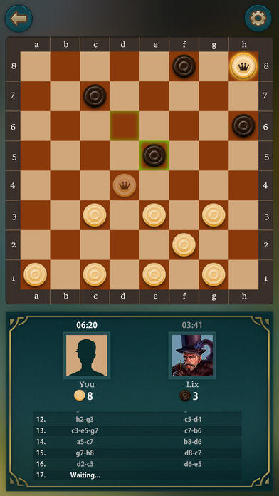 Checkers by SkillGamesBoard ゲームのスクリーンショット